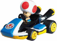 1/43 Mario Kart 8 Wind-up Car Toad