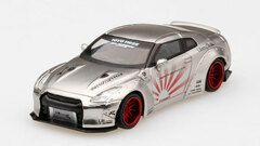 1/64 LB*WORKS Nissan GT-R R35 Type 1 Rear Wing Version 2 Satin Silver (Right-hand Steering)