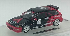 1/64 Honda Civic EF9 ADVAN #77 Singapore Exclusive