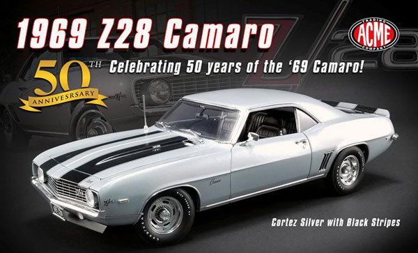 1/18 1969 CHEVROLET CAMARO Z/28 - 50TH ANNIVERSARY