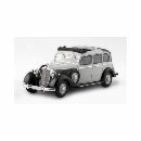 1/43 1936 - 1940 Mercedes-Benz 260D Pullman Landaulet (Roof Opened, Rear Window Closed) (Gray/Black)