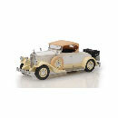 1/43 1930 Pierce-Arrow Mod. B Roadster (Roof Closed) (White/Cream)