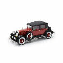 1/43 1928 Cadillac Series 341A Town Sedan (Red/Black)