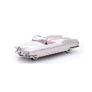 1/43 1953 Studebaker Manta Ray (w/o Roof) (Pink)