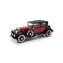 1/18 1928 Cadillac Series 341A Town Sedan (Red/Black)