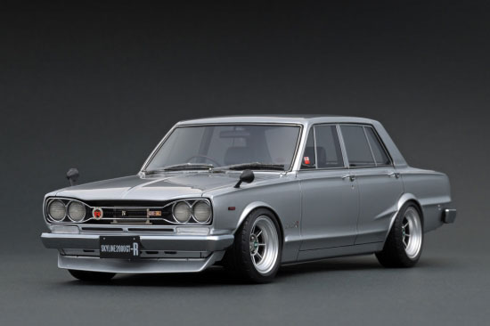 1/18 Nissan Skyline 2000 GT-R (PGC10) Silver *Hayashi-Wheel
