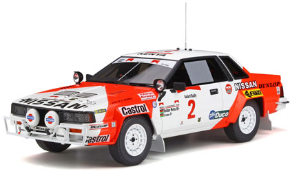 1/18 Nissan 240 RS Safari Rally 1984 (White/Red)