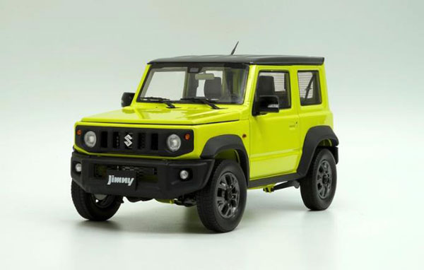 1/18 Suzuki Jimny (JB74) Kinetic Yellow LHD