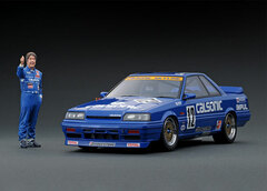 1/18 CALSONIC Skyline (#12) 1989 JTC With Mr. Hoshino (Parallel Import Item)