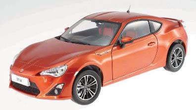 1/18 Toyota GT86 Metallic Orange