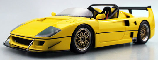 1/18 Ferrari F40 LM Beurlys Barchetta (Yellow)