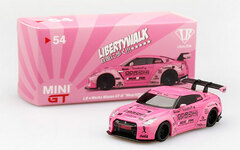 1/64 LB WORKS Nissan GT-R R35 Type 1 Rear Wing Version 1 Wear IT Pink Malaysia Exclusive