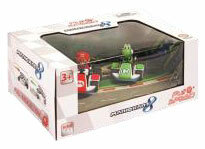 1/43 Mario Kart Wind-up Car Mario & Yoshi