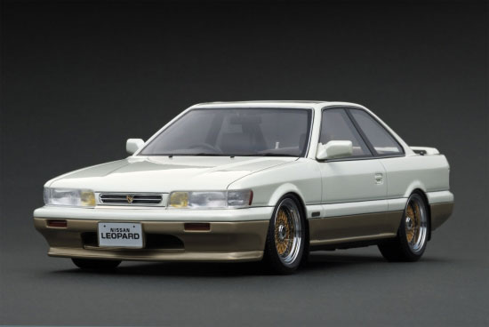 1/18 Nissan Leopard (F31) Ultima V30TWINCAM TURBO White/Gold