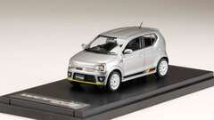1/43 Suzuki Alto Works (HA36S) Genuine Option Mounted Car Steel Silver Metallic