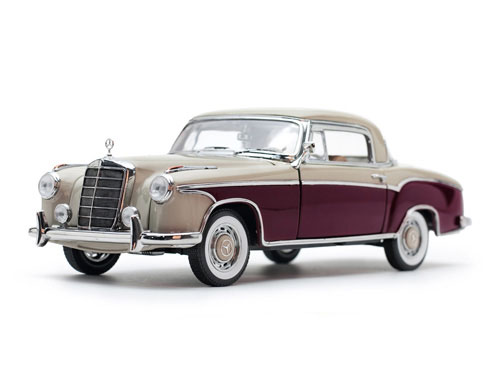 1/18 Mercedes-Benz 220 SE Coupe 1959 Cream/Red