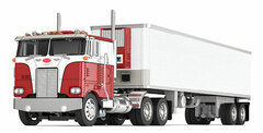 1/64 Peterbilt 352 COE Sleeper w/40-feet Reefer Trailer 