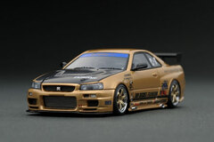 1/43 TOP SECRET GT-R (BNR34) Gold