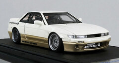1/43 Rocket Bunny S13 V1 White / Gold
