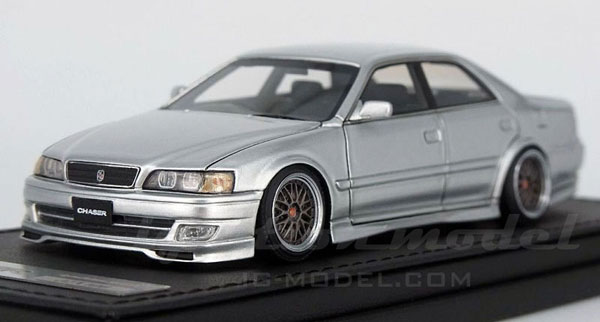 1/43 Toyota Chaser Tourer V (JZX100) Silver *BB-Wheel