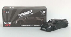 1/64 LB WORKS Nissan GT-R R35 Type 1 Rear Wing Version 2 Magic Gray China Exclusive