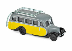 1/87 Citroen U23 Autocar 1947 Yellow/ Gray 4Item Set