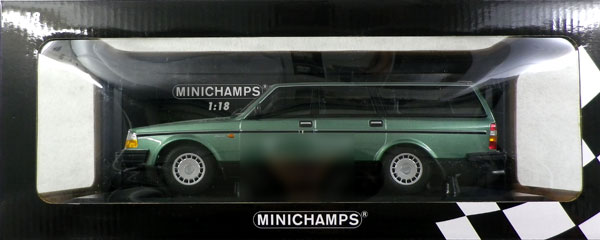 1/18 Volvo 240 GL Break 1986 Green Metallic