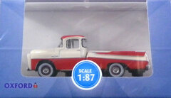 1/87 Dodge D100 Sweptside Pickup 1957 Tropical Coral/Glacier White