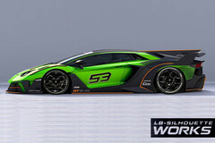 1/64 LB-SILHOUETTE WORKS LBWK 700 GT EVO Pearl Green/Black