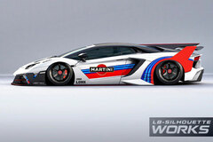 1/64 LB-SILHOUETTE WORKS LBWK 700 GT EVO white/red/blue