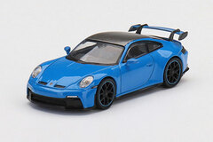 1/64 Porsche 911 (992) GT3 Shark Blue (Left-hand Steering)