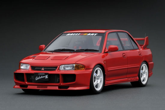1/18 Mitsubishi Lancer Evolution III GSR (CE9A) Red