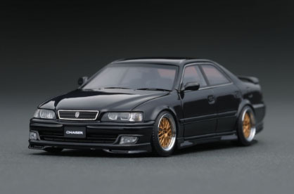 1/43 Toyota Chaser Tourer V (JZX100) Black BB-Wheel