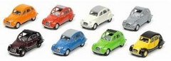 1/87 Citroen 2CV 8Car Set