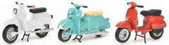 1/43 Scooter Set Schwalbe KRS1, Zundapp Bella, Vespa PX, Total of 3