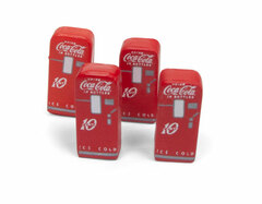 1/87 1950s Coca Cola Vending Machine (4Item Set)
