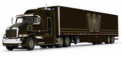 1/64 Western Star 5700XE High Roof Slipper 53 Feet Utility Trailer