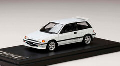 1/43 Honda Civic Si (AT) 1984 Mugen MR-5 Wheel Mounted Car White