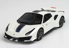1/43 Ferrari 488 Pista Closed Roof Metal White