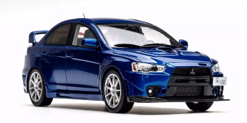 1/18 Mitsubishi Lancer Evolution X FQ-400 Blue LHD