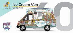 Tiny City No.60 Ice Cream Van Uncle Print