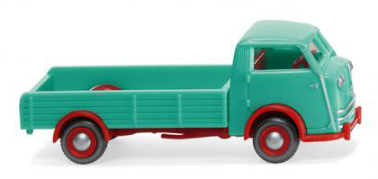 1/87 Tempo Matador Low-side Flatbed Turquoise
