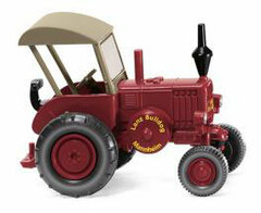 1/87 Lanz Bulldog Tractor w/Roof Red