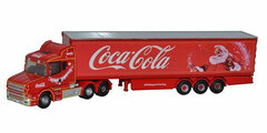 1/148 Scania T Cab Box Trailer Coca Cola Xmas