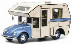 1/18 VW Beetle Motorhome Blue