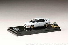 1/64 Subaru Impreza WRX (GC8) STi Version II / w/Engine Display Model Feather White