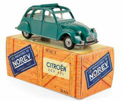 1/43 Citroen 2CV AZL 1966 Agave Green Open Hood