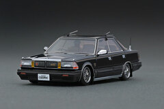 1/43 Nissan Cedric (Y30) 4Door Hardtop Brougham VIP Black Wire-Wheel