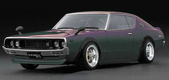 1/43 Nissan Skyline 2000 GT-R KPGC110 Metallic Purple/Green