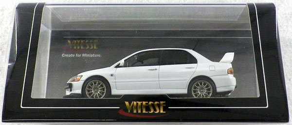 1/43 Mitsubishi Lancer Evolution IX White Left-hand Steering